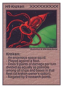           M9 ‑ Kraken  Set: UE  Rarity: V1    Artist: Mark Poole    