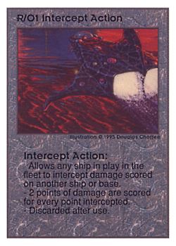           R/O1 ‑ Intercept Action  Set: UE  Rarity: U1    Artist: Douglas Chaffee    