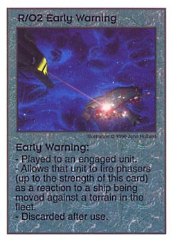           R/O2 ‑ Early Warning  Set: Pir  Rarity: U1    Artist: John Holland    