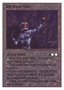           O2 ‑ Gold Vein  Set: UE  Rarity: C1    Artist: Susan Van Camp    