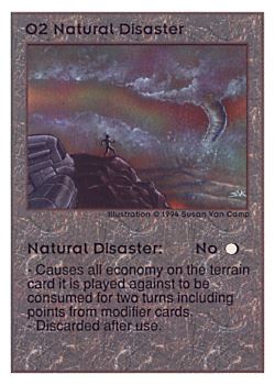           O2 ‑ Natural Disaster  Set: UE  Rarity: U1    Artist: Susan Van Camp    