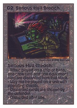           O2 ‑ Serious Hull Breach  Set: UE  Rarity: R1    Artist: April Lee    