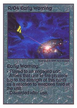           R/O4 ‑ Early Warning  Set: Pir  Rarity: U1    Artist: John Holland    