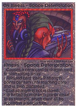           O4 ‑ Illness ‑ Space Deterioration  Set: NE  Rarity: U1    Artist: April Lee    