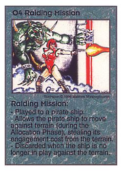           O4 ‑ Raiding Mission  Set: Pir  Rarity: U1    Artist: Matthew Mastrogiovanoi    