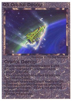           O5 ‑ Orbital Decay  Set: NE  Rarity: U1    Artist: Ted Beargeon    