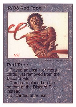           R/O6 ‑ Red Tape  Set: AT  Rarity: R1    Artist: Lubov    