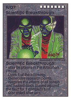           R/O7 ‑ Scientific Breakthrough  Set: UE  Rarity: V1    Artist: Nivard    