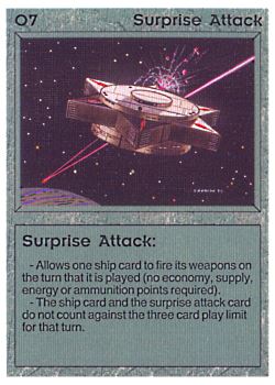           O7 ‑ Surprise Attack  Set: BE  Rarity: U1    Artist: Gary A. Kalin    