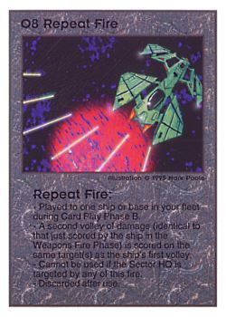           O8 ‑ Repeat Fire  Set: TG  Rarity: V1    Artist: Mark Poole    