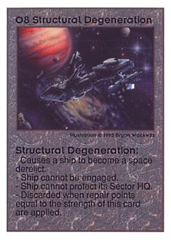           O8 ‑ Structural Degeneration  Set: UE  Rarity: V1    Artist: Bryon Wackwitz    