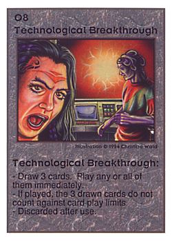          O8 ‑ Technological Breakthrough  Set: UE  Rarity: V1    Artist: Christina Wald    