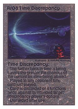           R/O8 ‑ Time Discrepancy  Set: UE  Rarity: U1    Artist: Pat Morrissey*    