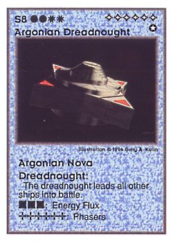           S8 ‑ Argonian Dreadnought ‑ Argonian Nova Dreadnought  Set: UE  Rarity: V1    Artist: Gary A. Kalin    