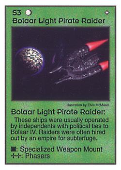           S3 ‑ Bolaar Light Pirate Raider  Set: Pir  Rarity: U1    Artist: Elvis McMaad    