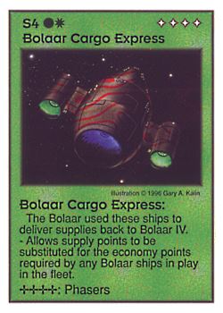          S4 ‑ Bolaar Cargo Express  Set: Pir  Rarity: U1    Artist: Gary A. Kalin    