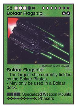           S8 ‑ Bolaar Flagship  Set: Pir  Rarity: V1    Artist: Elvis McMaad    