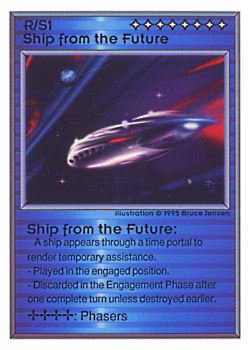           R/S1 ‑ Ship from the Future  Set: UE  Rarity: U1    Artist: Bruce Jensen    