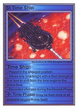           S1 ‑ Time Ship  Set: TG  Rarity: U1    Artist: Douglas Chaffee    