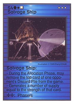           S4 ‑ Salvage Ship  Set: AT  Rarity: R1    Artist: Darryl Elliott    