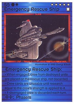           S5 ‑ Emergency Rescue Ship  Set: NE  Rarity: R1    Artist: Darryl Elliott*    