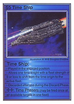           S5 ‑ Time Ship  Set: TG  Rarity: V1    Artist: Douglas Chaffee    