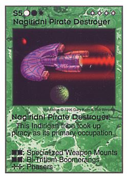           S5 ‑ Nagiridni Pirate Destroyer  Set: Pir  Rarity: U1    Artist: Gary A. Kalin & Bob Wesson    