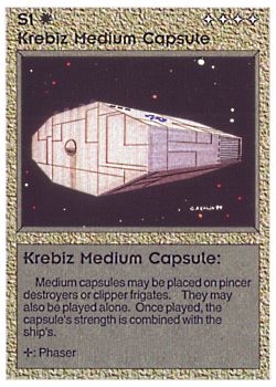 Need: 0    Want: 0    Have: 3 (+41)    Will Trade: 0    In Storage: 2              S1 ‑ Krebiz Medium Capsule  Set: AL  Rarity: C1    Artist: Gary A. Kalin    
