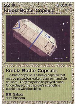           S2 ‑ Krebiz Battle Capsule  Set: BE  Rarity: U2    Artist: Gary A. Kalin    