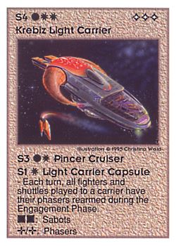           S4 ‑ Krebiz Light Carrier (Pincer Destroyer / Light Carrier Capsule)  Set: UE  Rarity: U4    Artist: Christina Wald    