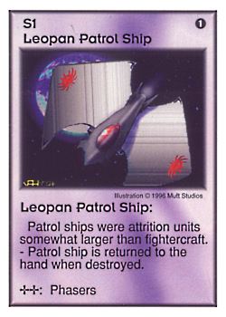           S1 ‑ Leopan Patrol Ship  Set: Pir  Rarity: U1    Artist: Mutt Studios    