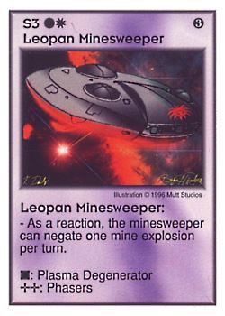           S3 ‑ Leopan Minesweeper  Set: Pir  Rarity: U1    Artist: Mutt Studios    