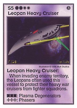           S5 ‑ Leopan Heavy Cruiser  Set: Pir  Rarity: U1    Artist: Mutt Studios    