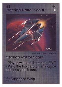           S1 ‑ Mechad Patrol Scout  Set: AT  Rarity: U1    Artist: Mark Poole    