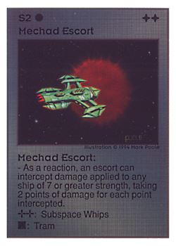           S2 ‑ Mechad Escort  Set: UE  Rarity: R4    Artist: Mark Poole    