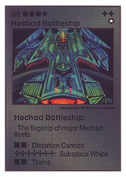           S8 ‑ Mechad Battleship  Set: UE  Rarity: V1    Artist: Mark Poole    