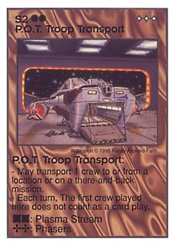           S2 ‑ P.O.T. Troop Transport  Set: AT  Rarity: U1    Artist: Randy Asplund‑Faith    