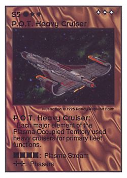           S5 ‑ P.O.T. Heavy Cruiser  Set: UE  Rarity: V3    Artist: Randy Asplund‑Faith    