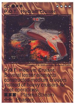           S5 ‑ P.O.T. Medium Cruiser  Set: NE  Rarity: R1    Artist: Randy Asplund‑Faith    