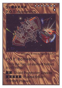           S9 ‑ P.O.T. Battleship  Set: UE  Rarity: V1    Artist: Randy Asplund‑Faith    