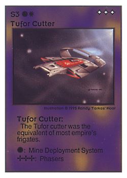           S3 ‑ Tufor Cutter  Set: UE  Rarity: U3    Artist: Randy 'Tarkas' Hoar    