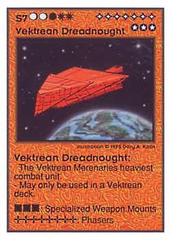           S7 ‑ Vektrean Dreadnought  Set: UE  Rarity: V3    Artist: Gary A. Kalin    