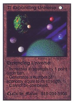           T1 ‑ Expanding Universe  Set: Pro4  Rarity: Pro4    Artist: C. Henry Schulte    