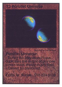           T2 ‑ Parallel Universe  Set: Pro4  Rarity: Pro4    Artist: Elvis McMaad    