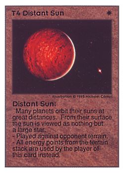           T4 ‑ Distant Sun  Set: UE  Rarity: C1    Artist: Michael Carroll    
