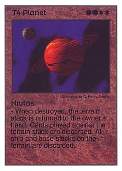           T4 ‑ Planet ‑ Nrutas  Set: Pir  Rarity: U1    Artist: C. Henry Schulte    