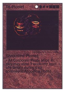           T6 ‑ Planet ‑ Shrouded Planet  Set: Pir  Rarity: V1    Artist: C. Henry Schulte    