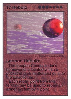 Need: 0    Want: 4    Have: 9    Will Trade: 0    In Storage: 2              T7 ‑ Nebula ‑ Leopan Nebula  Set: Pir  Rarity: V1    Artist: Andrew Smith    