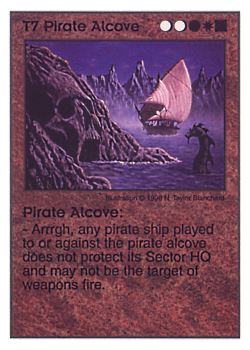          T7 ‑ Pirate Alcove  Set: Pir  Rarity: V1    Artist: N. Taylor Blanchard    