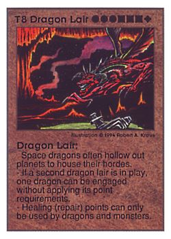           T8 ‑ Dragon Lair  Set: UE  Rarity: V1    Artist: Robert A. Kraus    